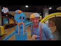 Blippi Visits Dig It Indoor Playground! Construction Vehicles for Toddlers