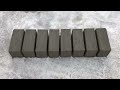 1 production time produces many cement bricks -  From 1 wooden mold
