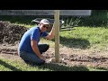 Life Long Wooden Fence Posts! NOT Your Typical Build!