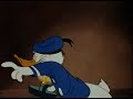 donald duck burns his hand