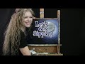 Learn How to Paint HOWLING AT THE MOON with Acrylic - Paint and Sip at Home - Step by Step Tutorial