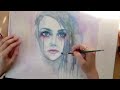 Speed Painting : Heavy Heart (watercolor)