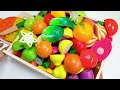 Satisfying Video | How to Cutting Orange Fruits and Vegetables | Wooden & Plastic ASMR Squishy