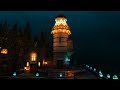 HALLOWEEN VILLAGE 4K 60 FPS: 1 Hour Spooky Video Screensaver with Music