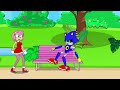 SONIC'S THE MOST POPULAR BOY - LOVE TRIANGLE ❤️💙🖤 Cute Couples Dates Moments