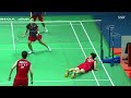 Unpredictable Shot Badminton