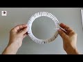 Easy Wall Decoration Using Paper - Paper Craft - Home Decorating Ideas#papercraft #diy #decoration