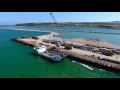 Crimea bridge 4K: Construction in Kerch at the end of July. Part 1