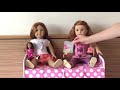 How TO TRAVEL WITH YOUR TWIN AMERICAN GIRL DOLLS ~ TWO NIGHT VACATION STAY