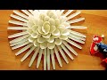 Plastic spoon flower Idea//wall hanging flower