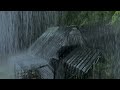 Beat Insomnia and Stress with Heavy Rainfall on Tin Roof & Powerful Thunder Sounds | White Noise