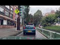 Driving in a rich residential area of Bogota Colombia - wealthy Colombia