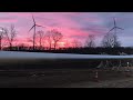 Sandy Ridge Wind Farm Sunrise