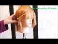 Corte Corto - Corte de pelo Bob Francés con Flequillo y 3 estilos de peinado