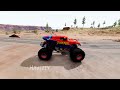 Cars vs Massive Potholes #1 -  BeamNG.Drive