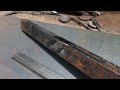Interesting, how does a 40 year old welder connect a thin square tube straight?