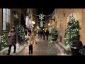[4K]🇨🇦 Old Quebec City Night Walk🎄Festive Christmas Lights✨⛄ Dec.2021