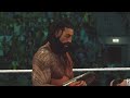 WWE 2K24 Roman Reigns vs Goldberg No DQ | Referee Paul Heyman | WWE Championship | WrestleMania 40