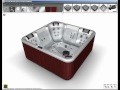 Interactive real time 3d jacuzzi presentation