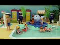 Playmobil Polizei Familie Hauser - Manni Mütze im Aquapark - Kommissar Overbeck Geschichte