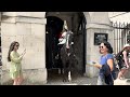DESPICABLE! This Man He Actually INTERRUPTS The King’s Guard During Changeover at Horse Guards