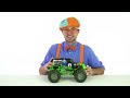 Blippi Learns Shapes, Colors, Numbers With Monster Trucks & The Monster Truck Song | Educational