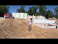 Backfilling The Upper Pool With Gravel And Dirt