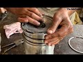 Repairing Caterpillar Bulldozer Diesel Engine ||  Rebuilding CAT Inline 6 Cylinder Diesel Engine