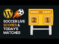 How To Add Soccer Live Scores & Today's Matches To WordPress Website For Free? ⚽️