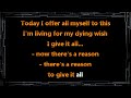 Rise Against • Give It All (CC) (Upgraded Video) 🎤 [Karaoke] [Instrumental Lyrics]