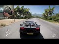 Lamborghini Aventador SVJ | Forza Horizon 5 (Steering Wheel + Shifter) Gameplay