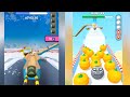 Going Balls Vs Fly Ball Sky Parkour | All Level Gameplay Walkthrough Android.iOS New Update!