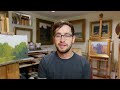 How to Paint Texture & Color en Plein Air - Large Multi Day Oil Painting