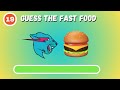 Guess the Fast Food Restaurant by Emoji