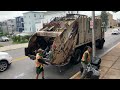 Garbage Truck vs. 120 Trash Bags