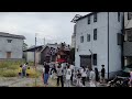 【HD高画質】林 だんじり 試験曳き 3 南河内だんじり祭 黒田神社 令和5年 2023年‎10月‎1日