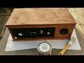 Wooden Radio   High Performance Regenerative Receiver