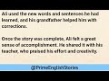 My Struggle to Learn English | How to Improve English | Graded Reader Level 1| Prime English Stories