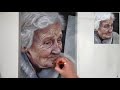 How to draw WRINKLES & elderly people! // REALISTIC skin texture in pastels!