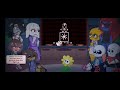Undertale reacts to VHS!Sans Full fight || Phase 1-3