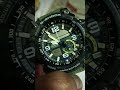 G-SHOCK GG-1000 showing a weak battery indicator.