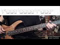 After Midnight by Eric Clapton - Bass Cover with Tabs Play-Along