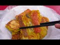 Amazing! Top 3! Ox blood rice soup(called 'gukbap') in Traditional Market. etc. / Korean Street Food