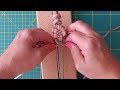 Add Paracord Flowers to your Leash | Tutorial | Kara Yatsu leash with Aztec Sun Bar Flowers