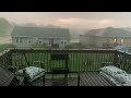 (5/7/23) Severe thunderstorm with 70 mph winds and golf ball sized hail w/ sirens!