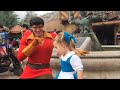 Gaston Charms Lane, or does Lane Charm him? Walt Disney World - Magic Kingdom
