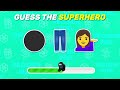 Guess the Superhero by Emoji | Superhero Quiz 🦸🏻