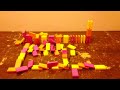 Pink, Orange And Yellow Color Combo (91 Dominoes)