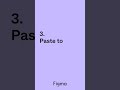 3 quick tips for copying and pasting in Figma #shorts #tutorial #design