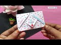 DIY - SURPRISE MESSAGE CARD FOR FRIENDSHIPDAY | Pull Tab Origami Envelope Card | Friendship Day Card